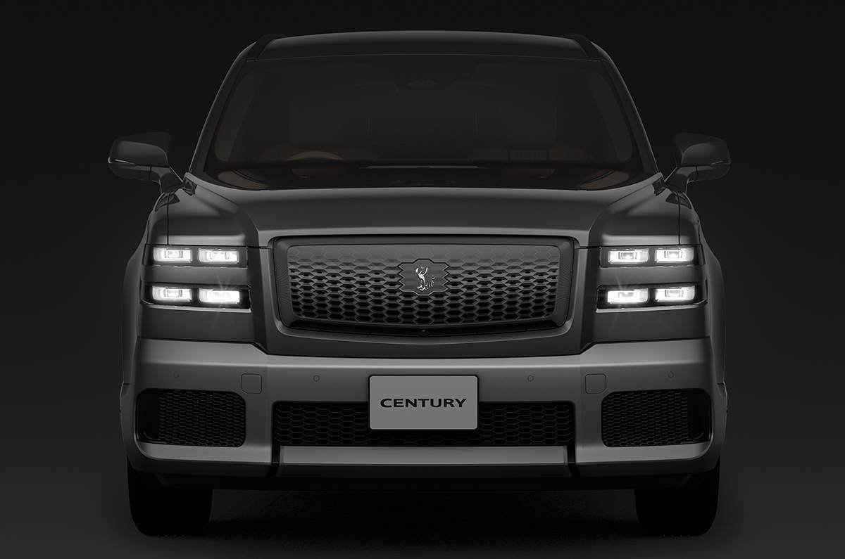 Toyota Century SUV front