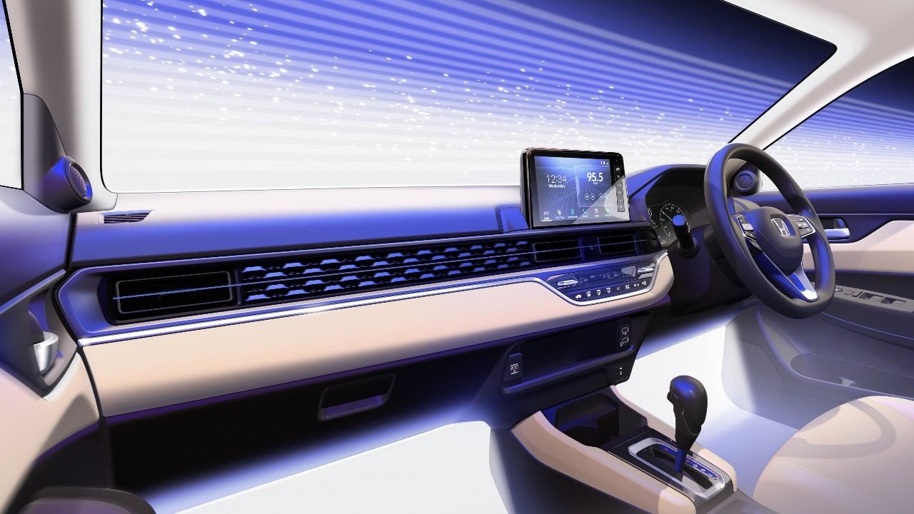 2025 Honda amaze design sketch interior