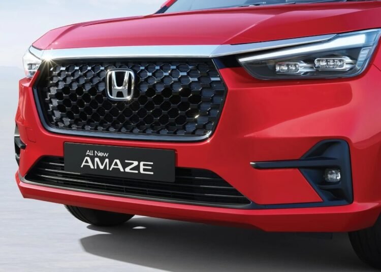 2025 honda amaze gril and led head light