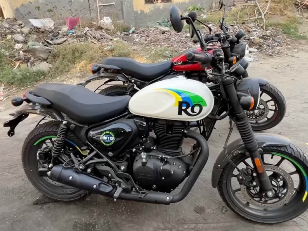 2025 Royal Enfield hunter 350 leaked new