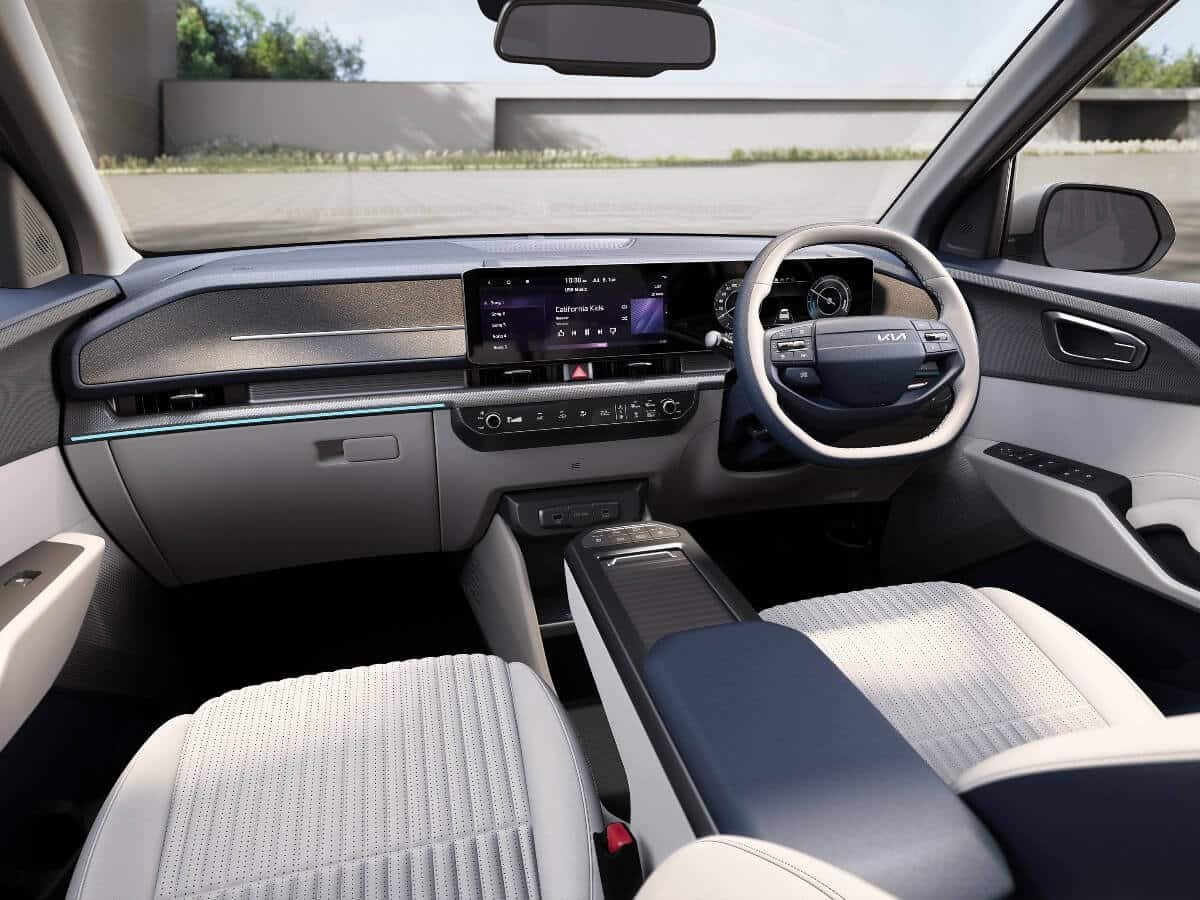 kia carens clavis ev dashboard