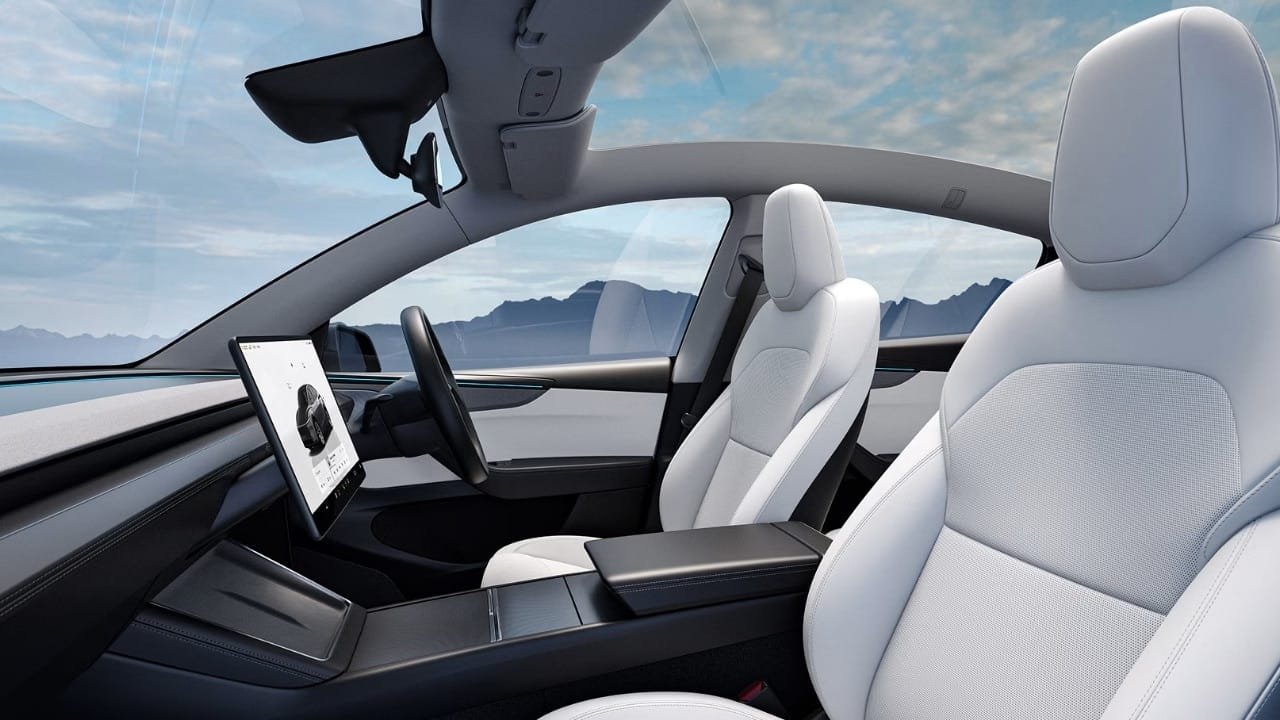 tesla model y interior