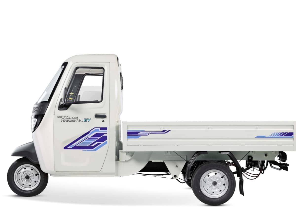 TVS King Kargo HD EV side