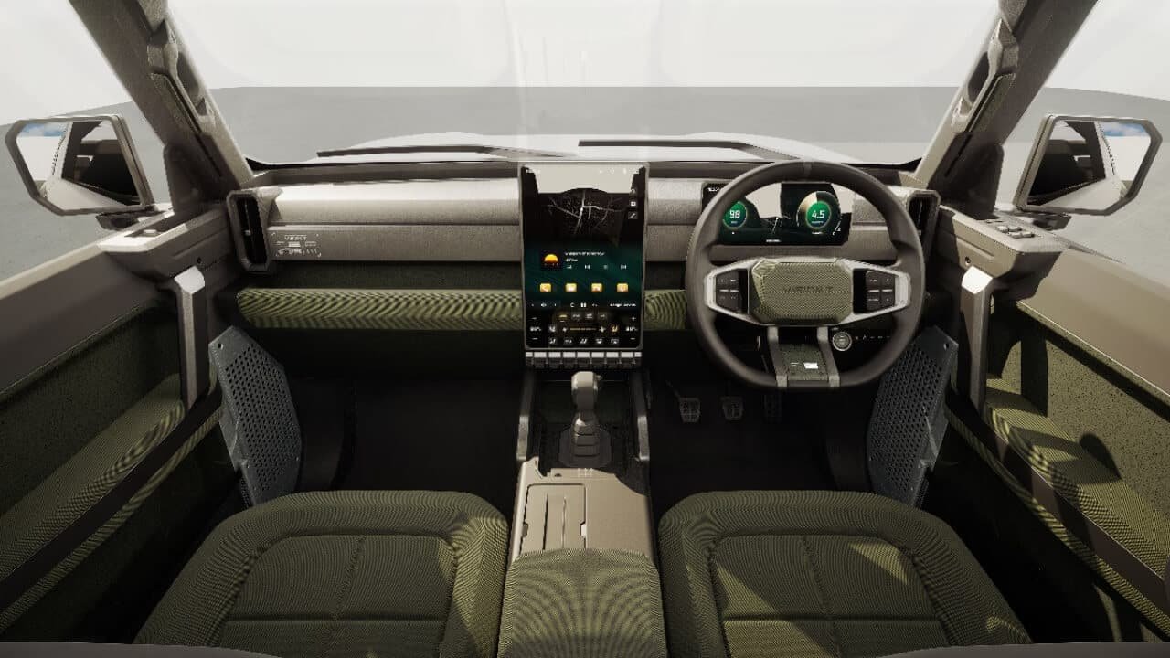 mahindra vision t suv interior