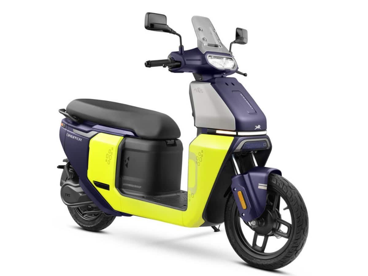 tvs orbiter electric scooter on road price