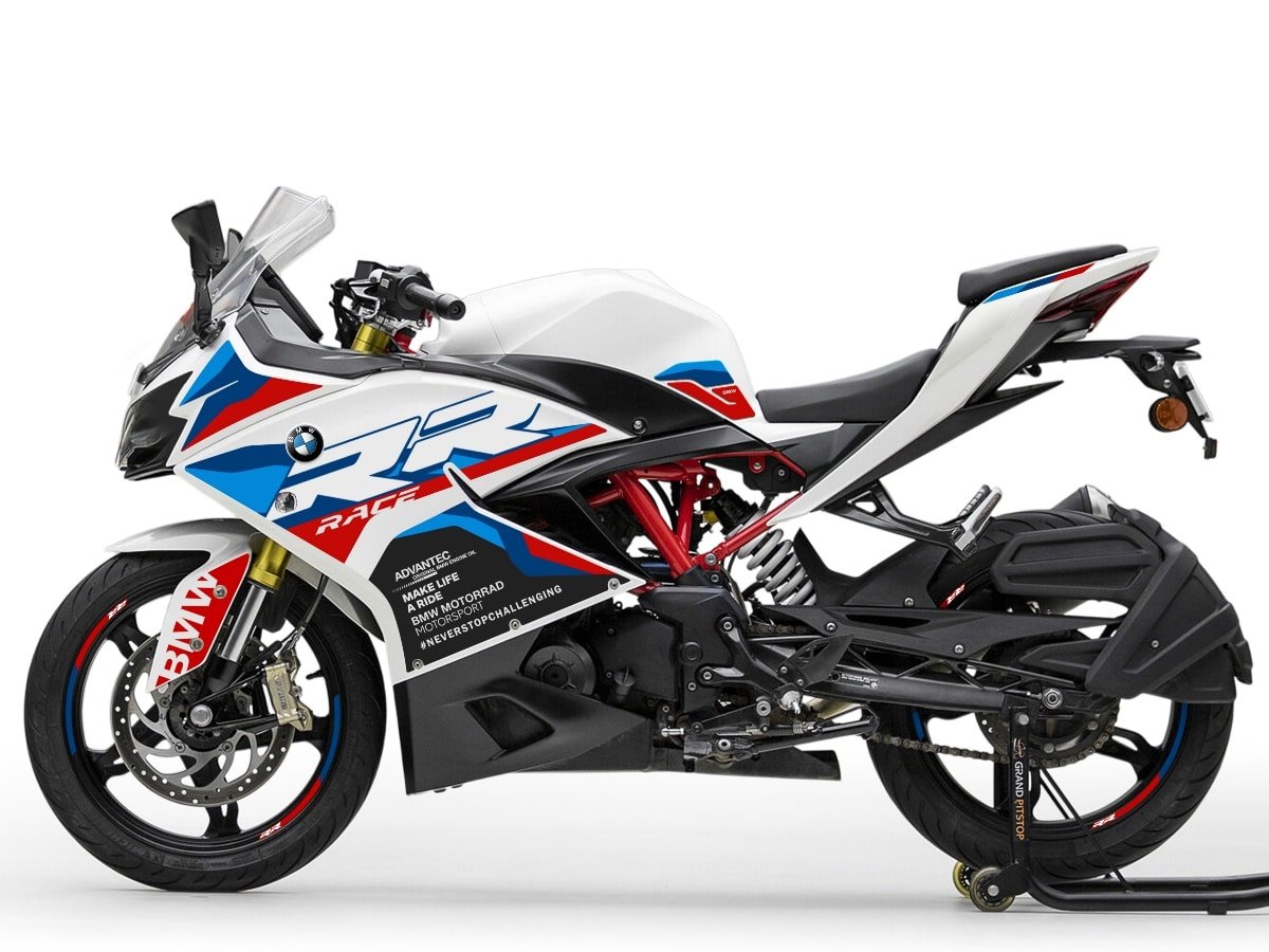 bmw g 310 rr limited edition polar white