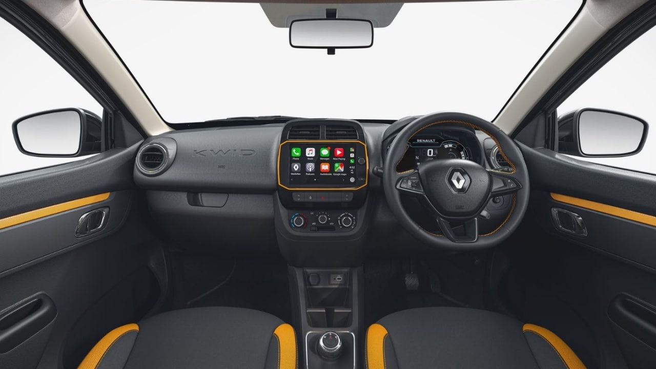 renault kwid 10th anniversary edition dashboard
