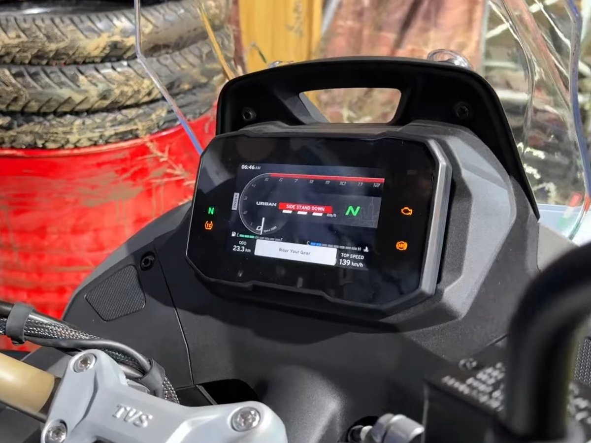tvs apache rtx cluster