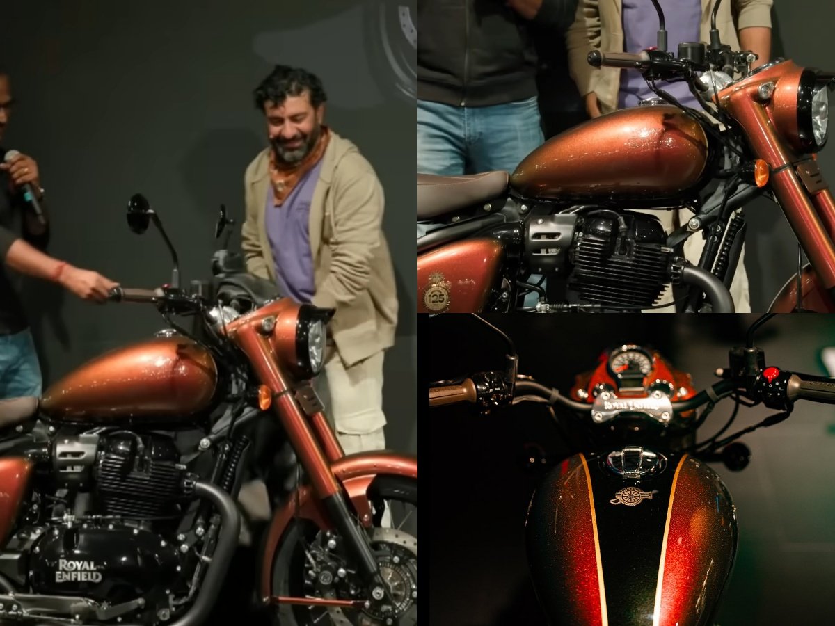 Royal Enfield classic 650 bike 125years special