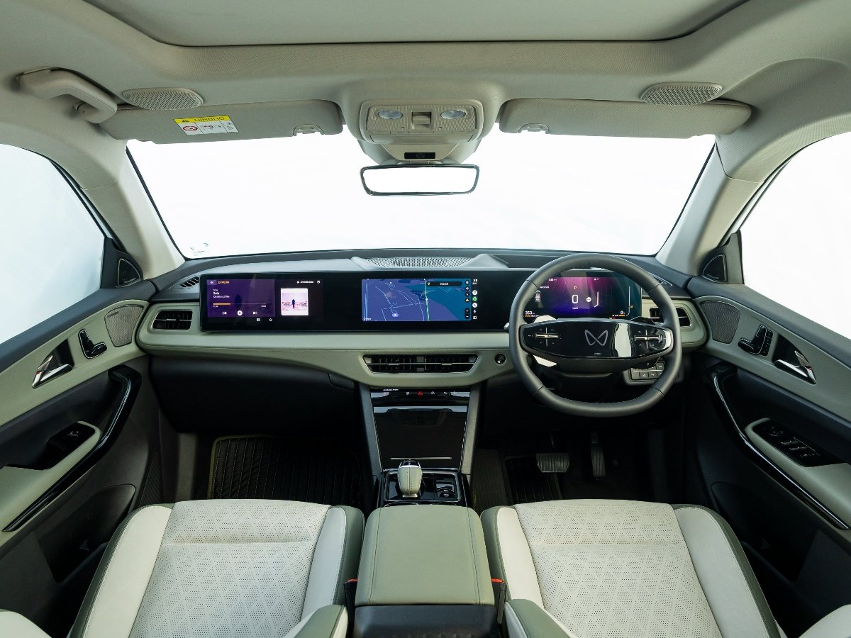 new mahindra xev 9s suv interior