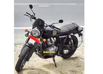 ஸ்க்ராம்பளர் ஸ்டைலில் ராயல் என்ஃபீல்டு செர்பா 650 படங்கள் கசிந்தது