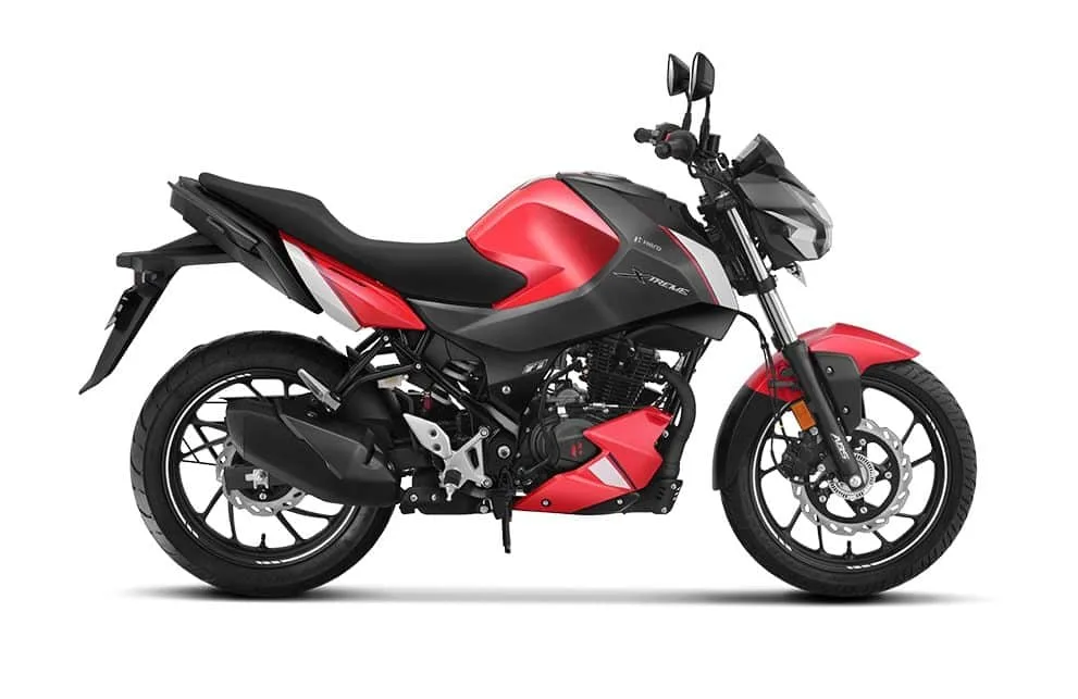 2023 hero xtreme 160r bike red