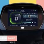 TVS iQube st Electric Scooter cluster