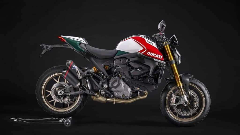 Ducati Monster 30 anniversario side view