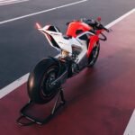 ultraviolette f99 racing bike rear