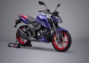 tvs apache rtr 160 4v dual channel abs
