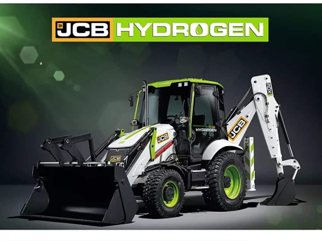 jcb hydrogen back hoe loader