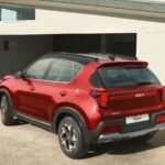 kia sonet suv rear view