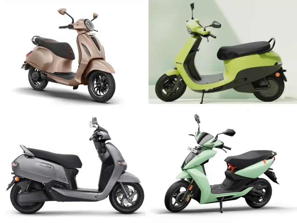 2024 Bajaj Chetak vs Ather 450s vs TVS iQube vs Ola S1 Air