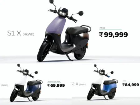 ola s1x e scooter price