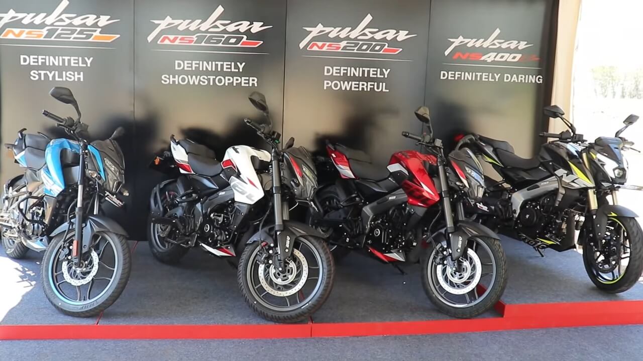 Bajaj Pulsar NS400Z Vs NS200 Vs NS160 Vs NS125