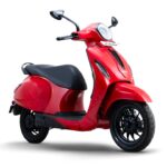 chetak blue 2901 escooter racing red