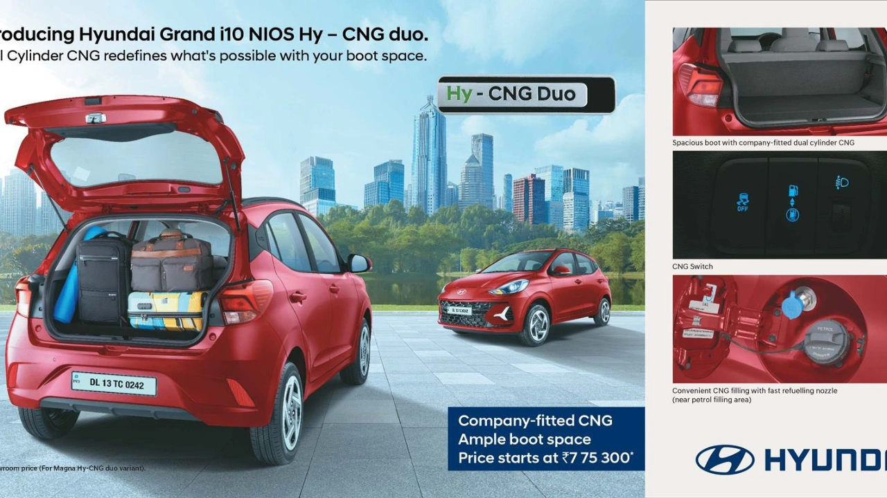 Hyundai grand i10 nios Hy CNG duo