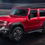 Mahindra Thar ROXX red