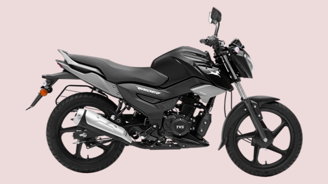 tvs raider 125 drum black