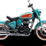 Royal Enfield goan classic 350 trip teal colour