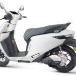honda activa e side view