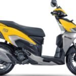 hero xoom 125 scooter lime yellow