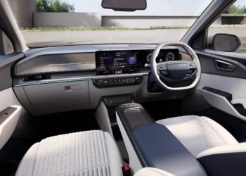 kia carens clavis ev dashboard