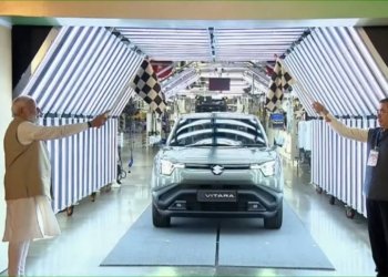 pm modi maruti suzuki e vitara