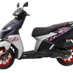 tvs ntorq 125 race xp blaze blue